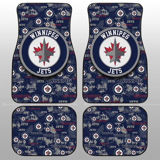 Winnipeg Jets Car Floor Mats Custom Car Accessories - Gearcarcover - 1
