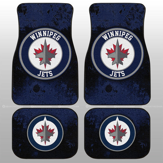 Winnipeg Jets Car Floor Mats Custom Car Accessories - Gearcarcover - 1