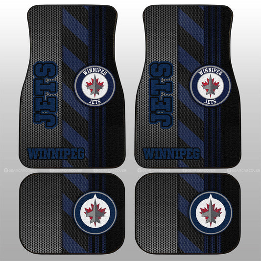Winnipeg Jets Car Floor Mats Custom Car Accessories - Gearcarcover - 1
