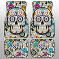 Winnipeg Jets Car Floor Mats Custom Sugar Skull Car Accessories - Gearcarcover - 1