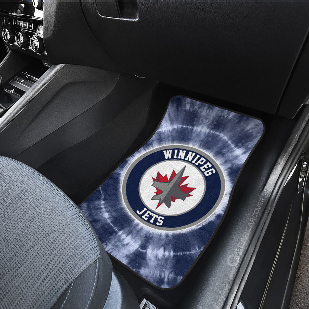 Winnipeg Jets Car Floor Mats Custom Tie Dye Car Accessories - Gearcarcover - 3
