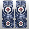 Winnipeg Jets Car Floor Mats Custom Tie Dye Car Accessories - Gearcarcover - 1