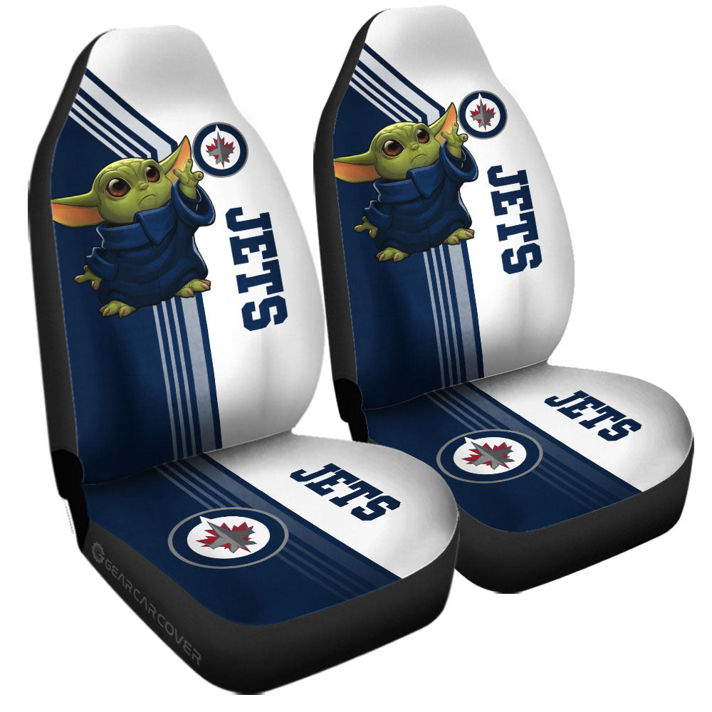 Winnipeg Jets Car Seat Covers Baby Yoda Car Accessories - Gearcarcover - 3