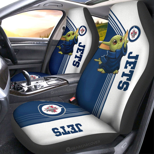 Winnipeg Jets Car Seat Covers Baby Yoda Car Accessories - Gearcarcover - 1
