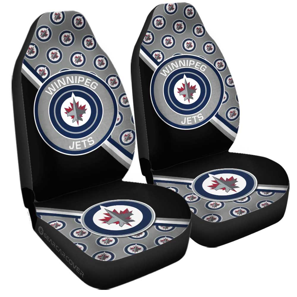 Winnipeg Jets Car Seat Covers Custom Car Accessories For Fans - Gearcarcover - 3