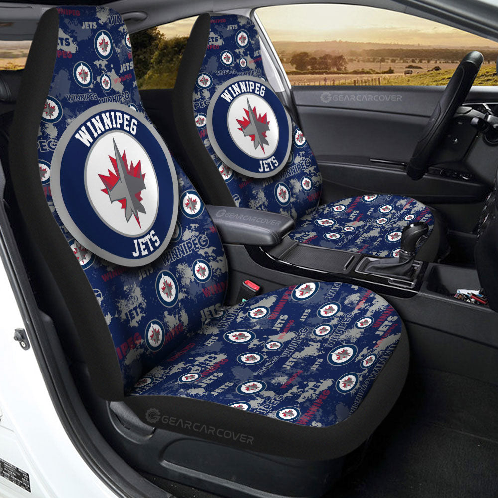 Winnipeg Jets Car Seat Covers Custom Car Accessories - Gearcarcover - 2