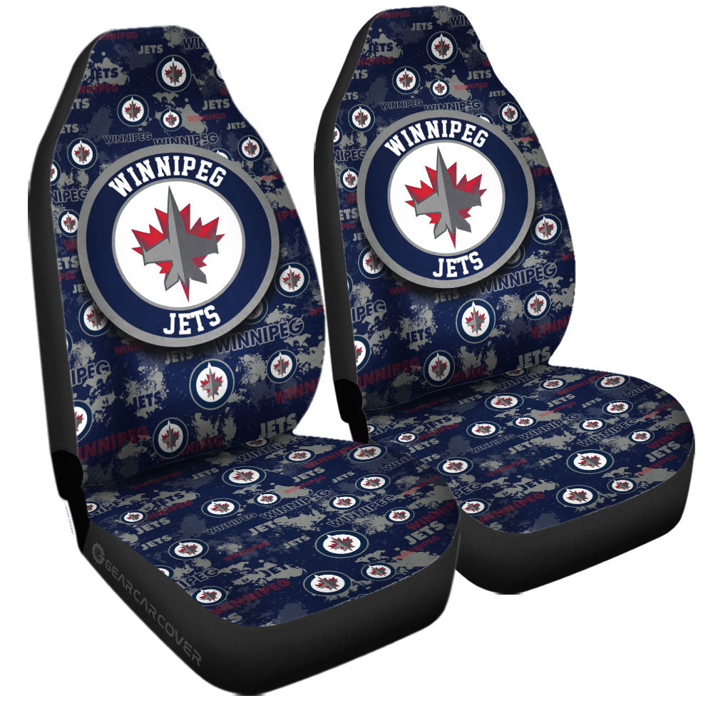 Winnipeg Jets Car Seat Covers Custom Car Accessories - Gearcarcover - 3