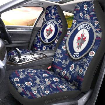 Winnipeg Jets Car Seat Covers Custom Car Accessories - Gearcarcover - 1