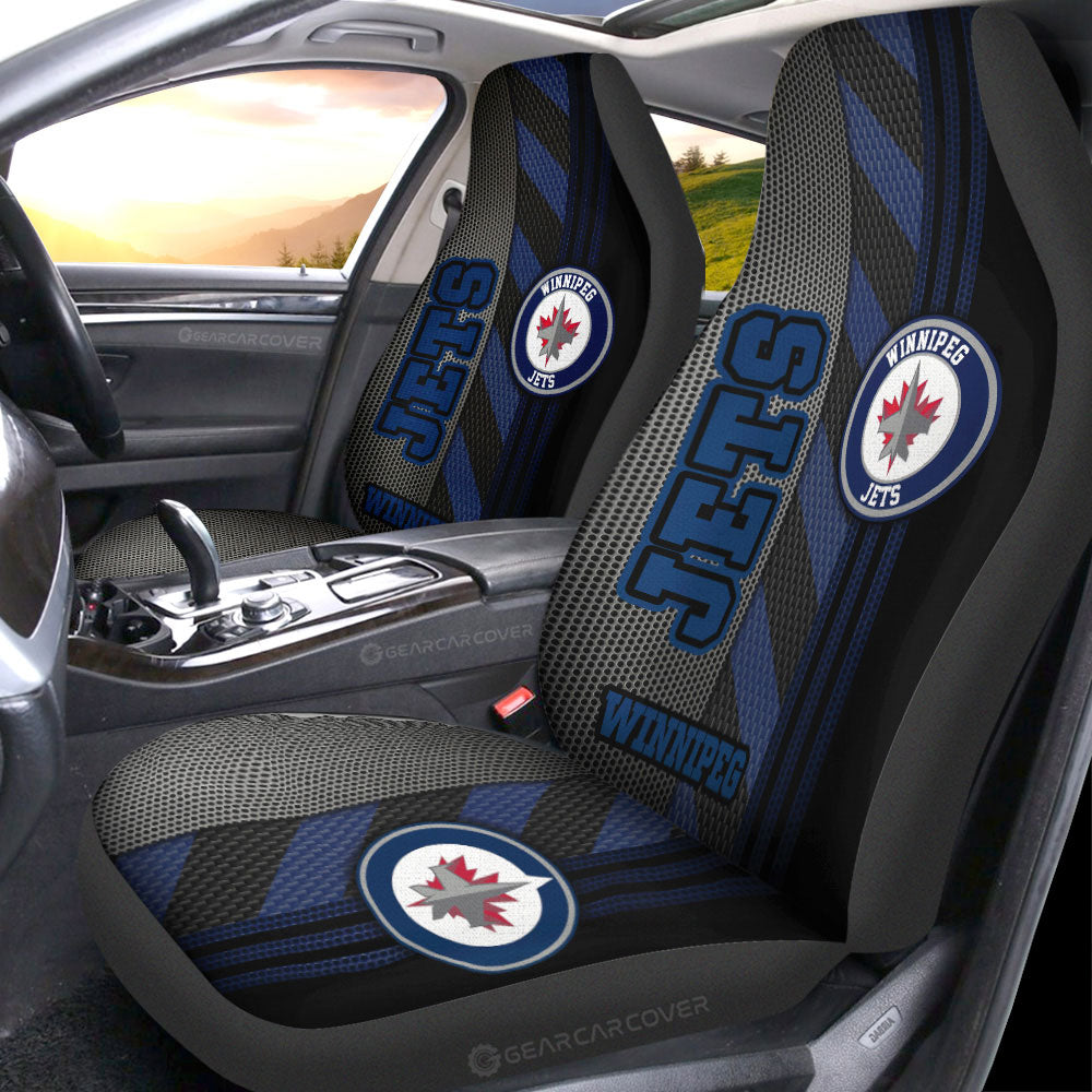 Winnipeg Jets Car Seat Covers Custom Car Accessories - Gearcarcover - 1