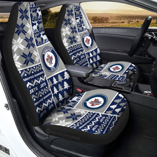 Winnipeg Jets Car Seat Covers Custom Ugly Style Car Accessories - Gearcarcover - 2
