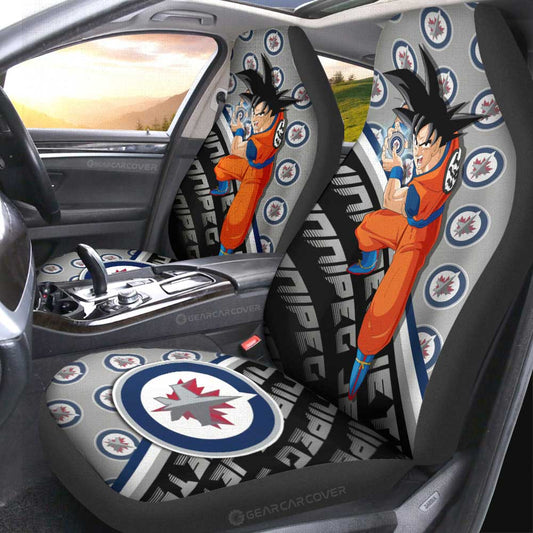 Winnipeg Jets Car Seat Covers Goku Car Decorations For Fans - Gearcarcover - 2