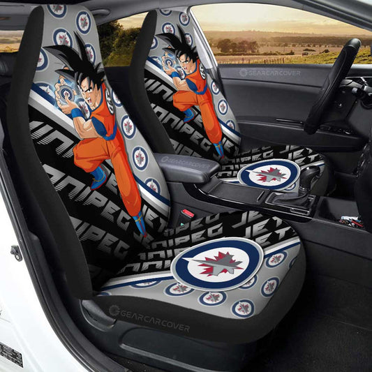 Winnipeg Jets Car Seat Covers Goku Car Decorations For Fans - Gearcarcover - 1