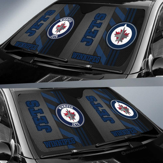 Winnipeg Jets Car Sunshade Custom Car Accessories - Gearcarcover - 2