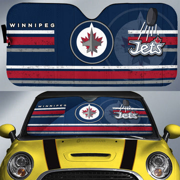 Winnipeg Jets Car Sunshade Custom Car Accessories - Gearcarcover - 1