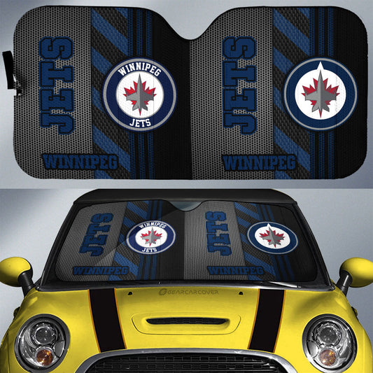 Winnipeg Jets Car Sunshade Custom Car Accessories - Gearcarcover - 1