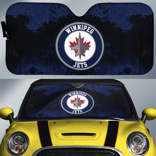 Winnipeg Jets Car Sunshade Custom Car Accessories - Gearcarcover - 1