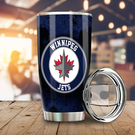 Winnipeg Jets Tumbler Cup Custom Car Accessories - Gearcarcover - 2