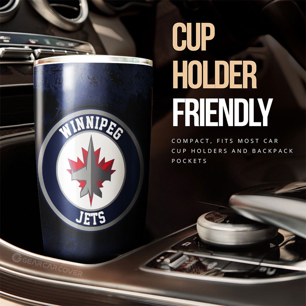 Winnipeg Jets Tumbler Cup Custom Car Accessories - Gearcarcover - 3