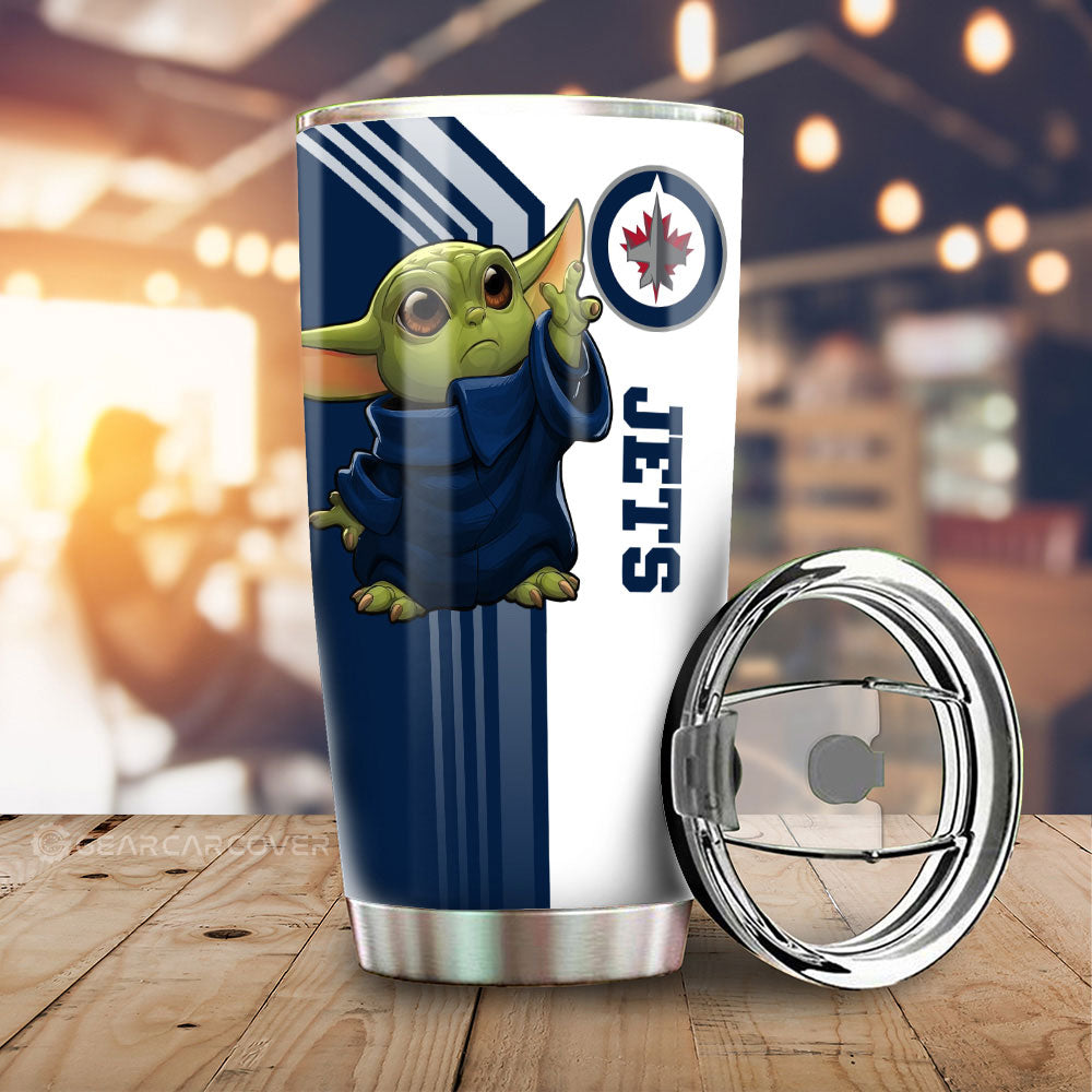 Winnipeg Jets Tumbler Cup Custom Car Accessories - Gearcarcover - 1