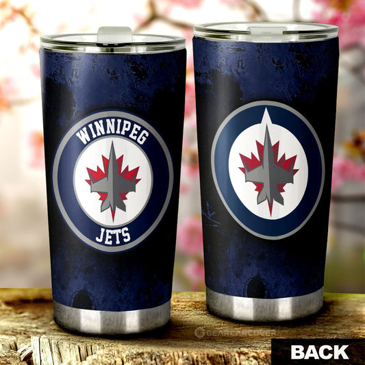 Winnipeg Jets Tumbler Cup Custom Car Accessories - Gearcarcover - 1