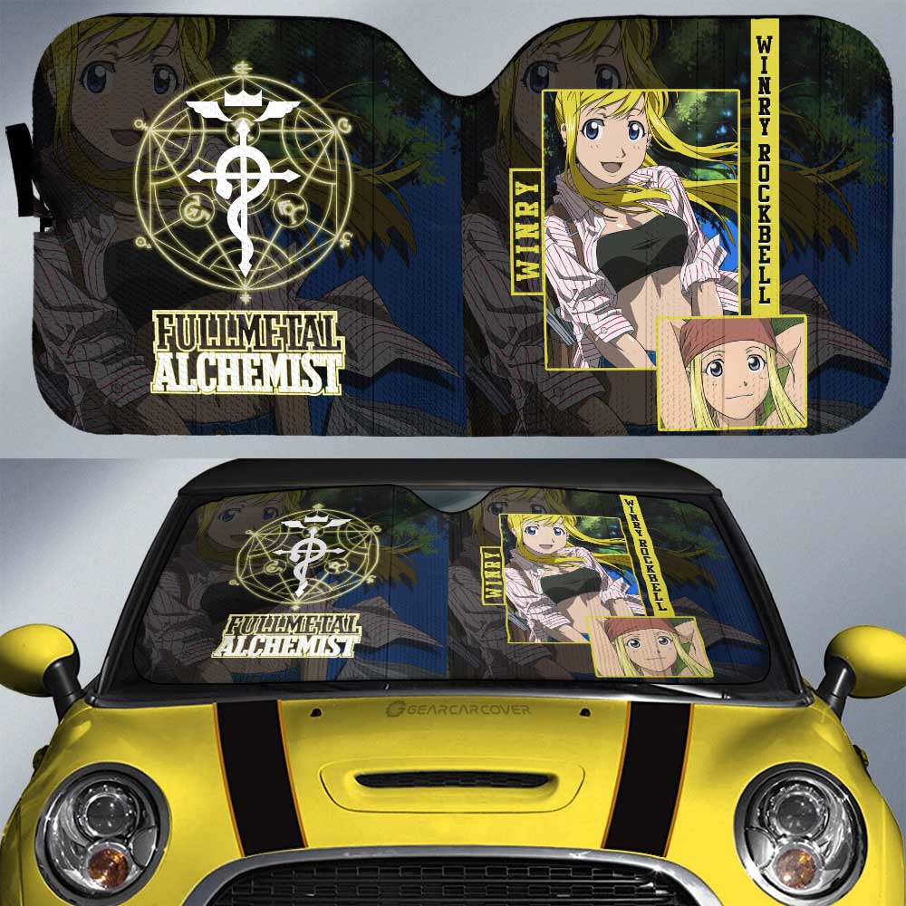 Winry Rockbell Car Sunshade Custom - Gearcarcover - 1