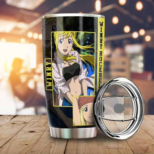 Winry Rockbell Tumbler Cup Custom - Gearcarcover - 1