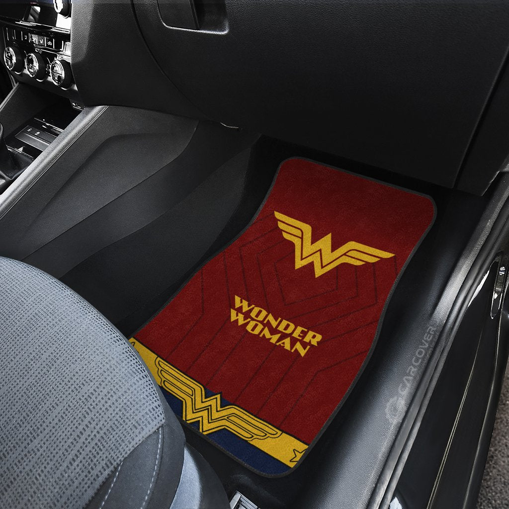 Wonder Woman Car Floor Mats Custom Car Interior Accessories - Gearcarcover - 4