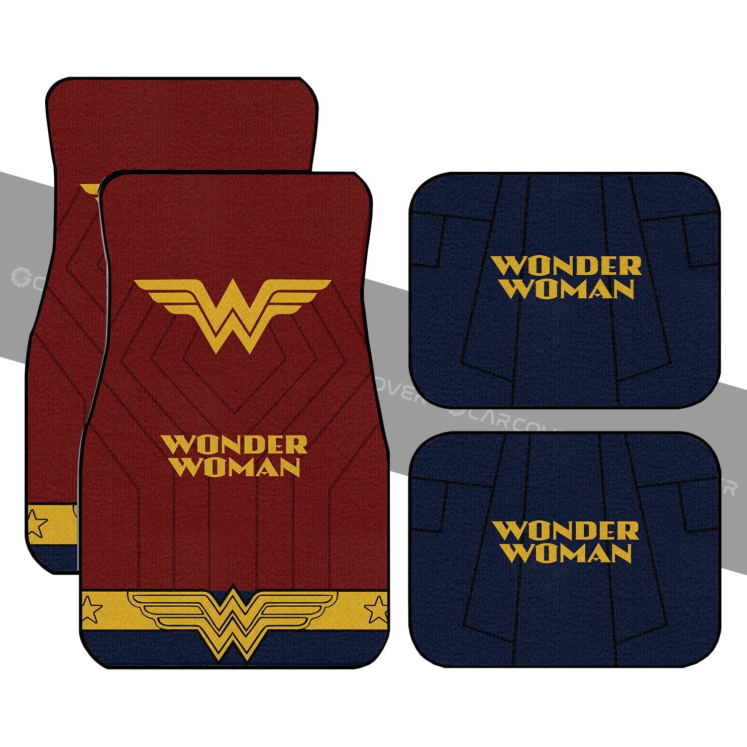 Wonder Woman Car Floor Mats Custom Car Interior Accessories - Gearcarcover - 1