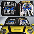 XXXG-00W0 Wing Gundam Zero Car Sunshade Custom Gundam Anime Car Interior Accessories - Gearcarcover - 1