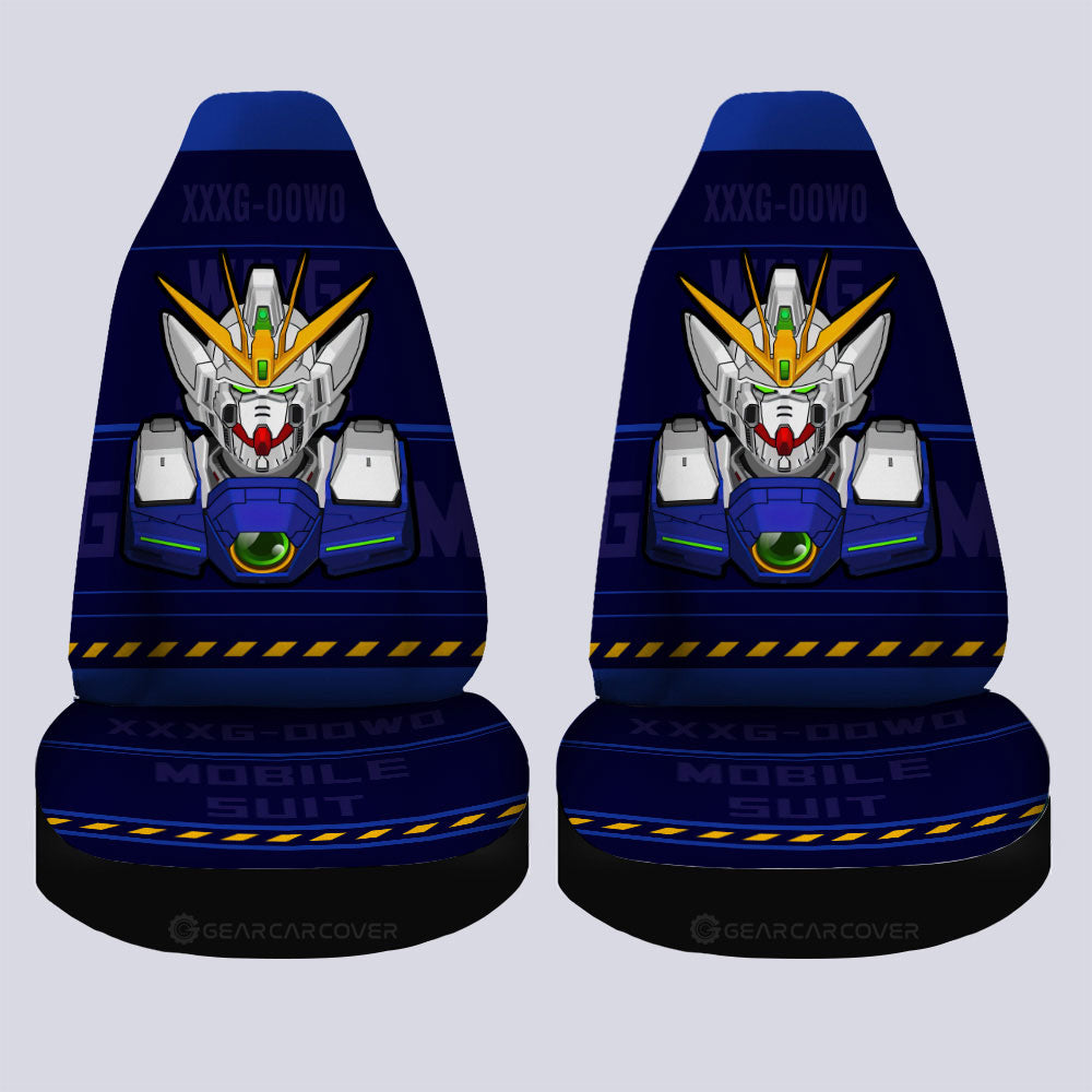 XXXG-00W0 Wing Zero Car Seat Covers Custom Car Accessories - Gearcarcover - 1