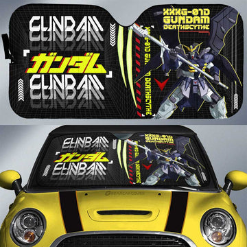 XXXG-01D Gundam Deathscythe Car Sunshade Custom Gundam Anime Car Interior Accessories - Gearcarcover - 1