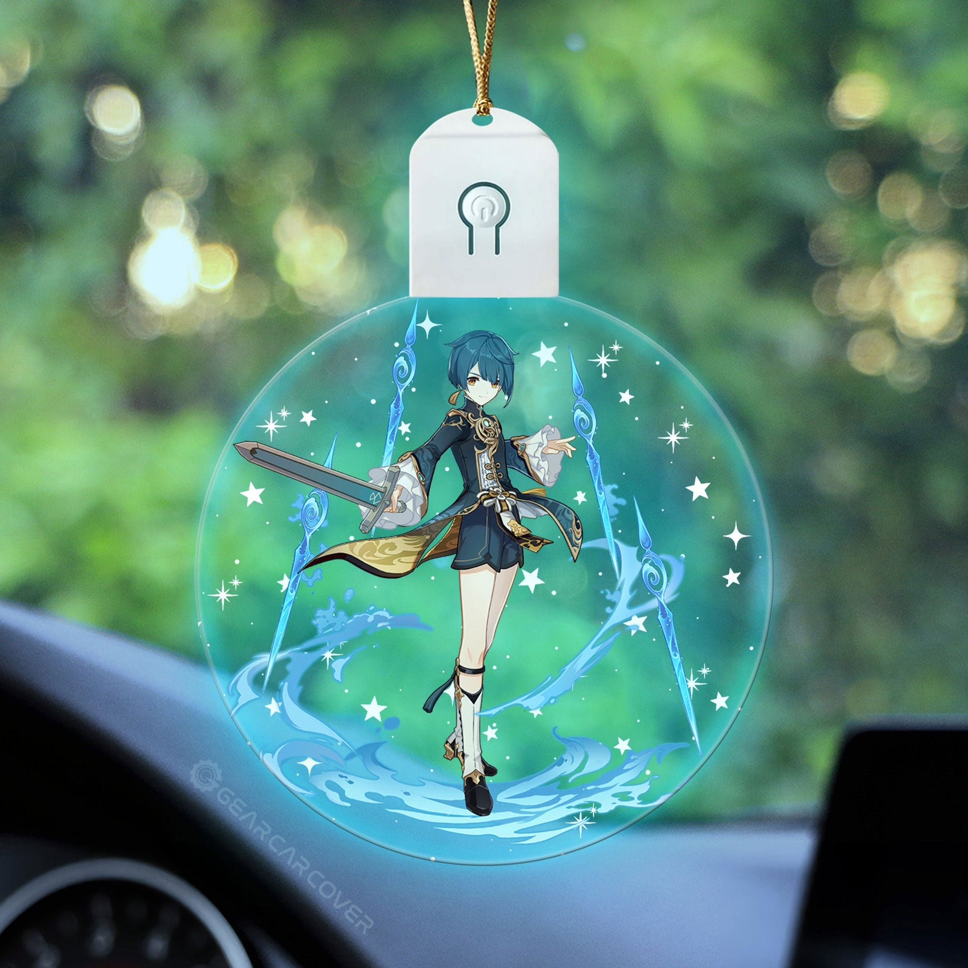 Xingqiu Led Ornament Custom Car Decorations - Gearcarcover - 2