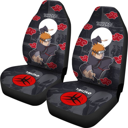 Yahiko Akatsuki Car Seat Covers Custom Anime Car Accessories - Gearcarcover - 2