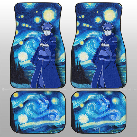 Yahiko Car Floor Mats Custom Starry Night Styles - Gearcarcover - 1