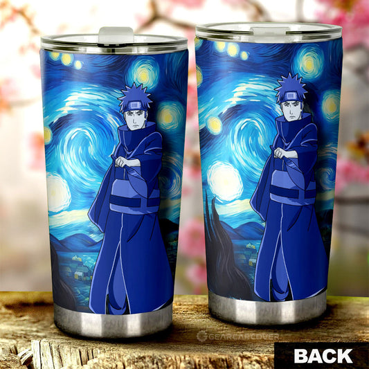 Yahiko Tumbler Cup Custom Starry Night Styles - Gearcarcover - 2