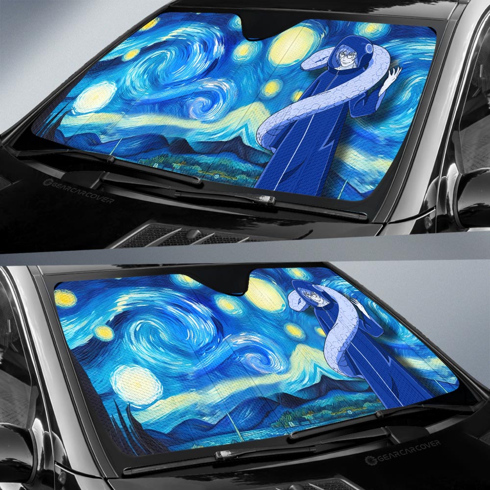 Yakushi Kabuto Car Sunshade Custom Starry Night Styles - Gearcarcover - 2