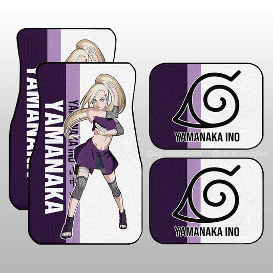 Yamanaka Ino Car Floor Mats Custom Anime Car Accessories - Gearcarcover - 1