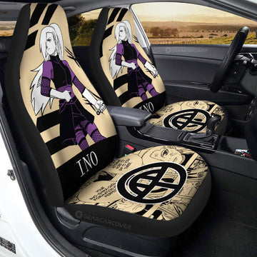 Yamanaka Ino Car Seat Covers Custom Anime Car Accessories Manga Color Style - Gearcarcover - 1