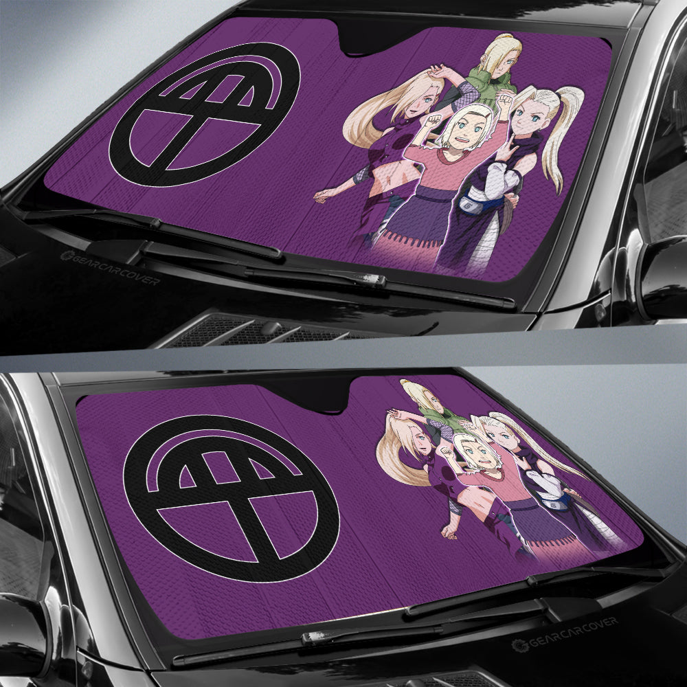 Yamanaka Ino Car Sunshade Custom Anime Car Accessories - Gearcarcover - 2