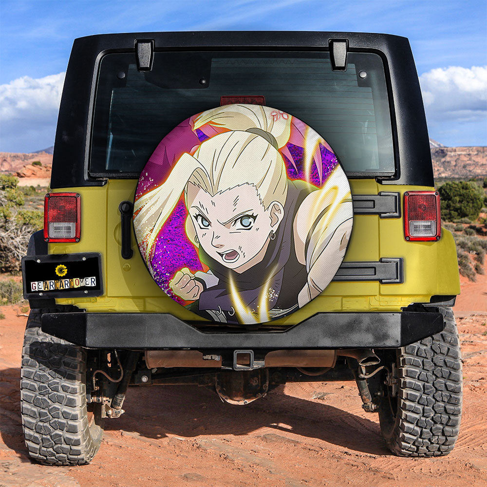 Yamanaka Ino Spare Tire Covers Custom For Fans - Gearcarcover - 3