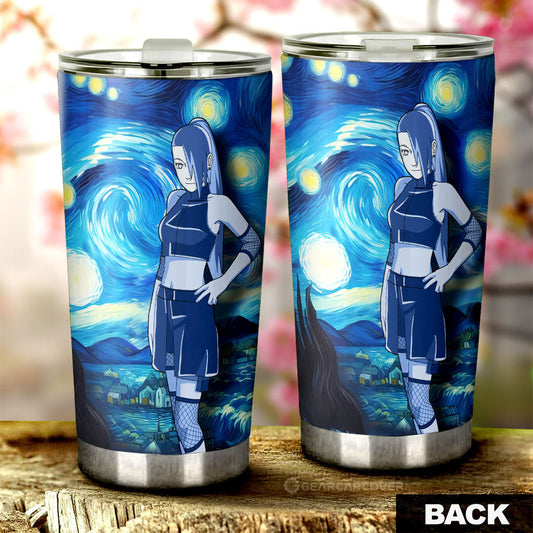 Yamanaka Ino Tumbler Cup Custom Starry Night Styles - Gearcarcover - 2