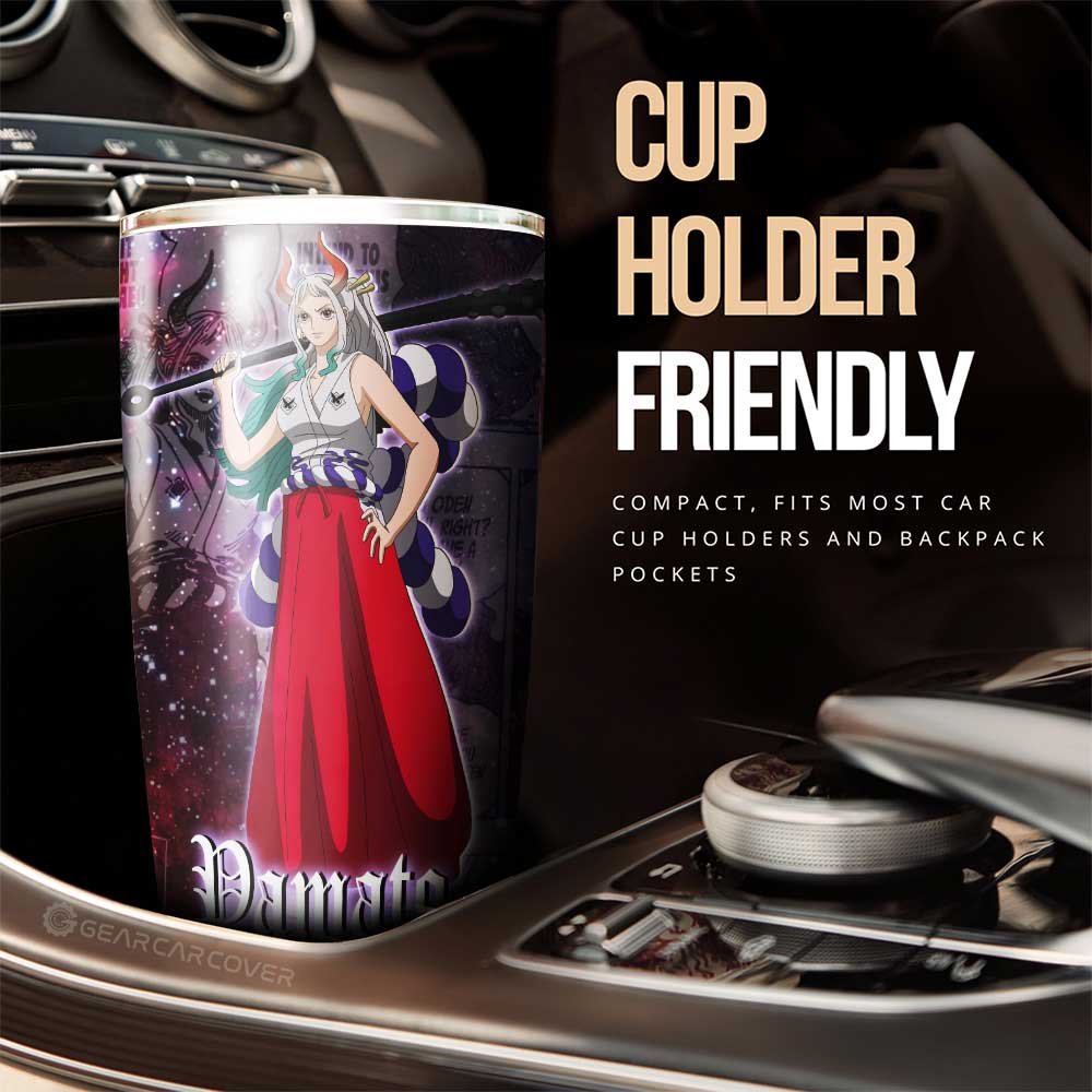 Yamato Tumbler Cup Custom One Piece Anime Car Accessories Manga Galaxy Style - Gearcarcover - 2