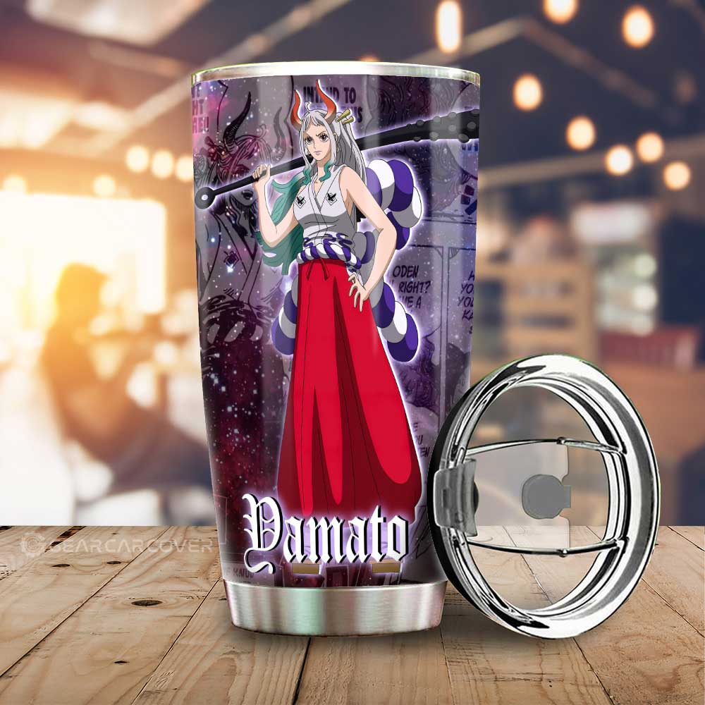 Yamato Tumbler Cup Custom One Piece Anime Car Accessories Manga Galaxy Style - Gearcarcover - 1