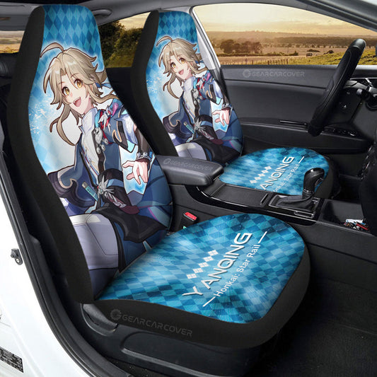 Yanqing Car Seat Covers Custom Honkai Star Rail Car Accessories - Gearcarcover - 2