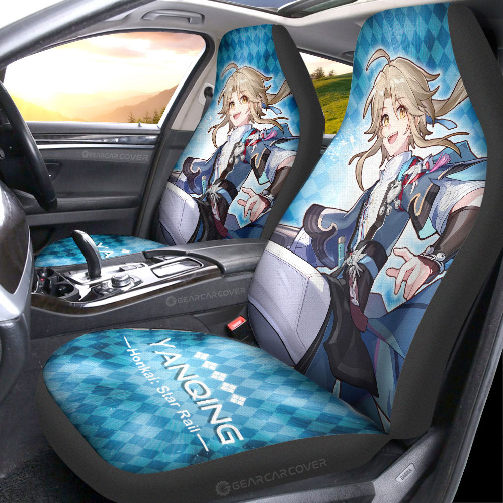 Yanqing Car Seat Covers Custom Honkai Star Rail Car Accessories - Gearcarcover - 1
