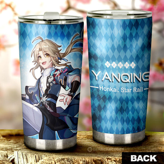 Yanqing Tumbler Cup Custom Honkai Star Rail Car Accessories - Gearcarcover - 1