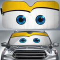 Yellow Cute Car Eyes Sun Shade Custom Funny Car Accessories - Gearcarcover - 1