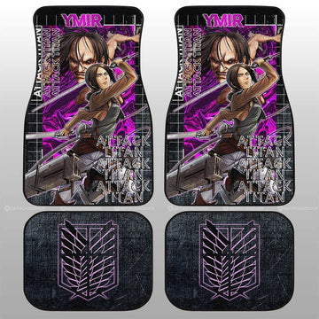 Ymir Car Floor Mats Custom Attack On Titan Car Accessories - Gearcarcover - 1