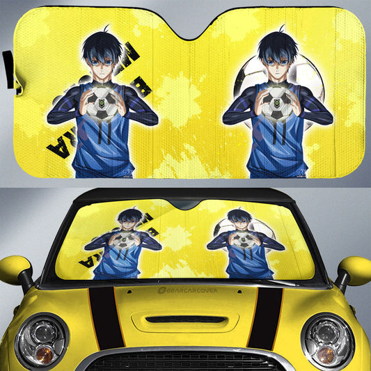 Yoichi Isagi Car Sunshade Custom - Gearcarcover - 1