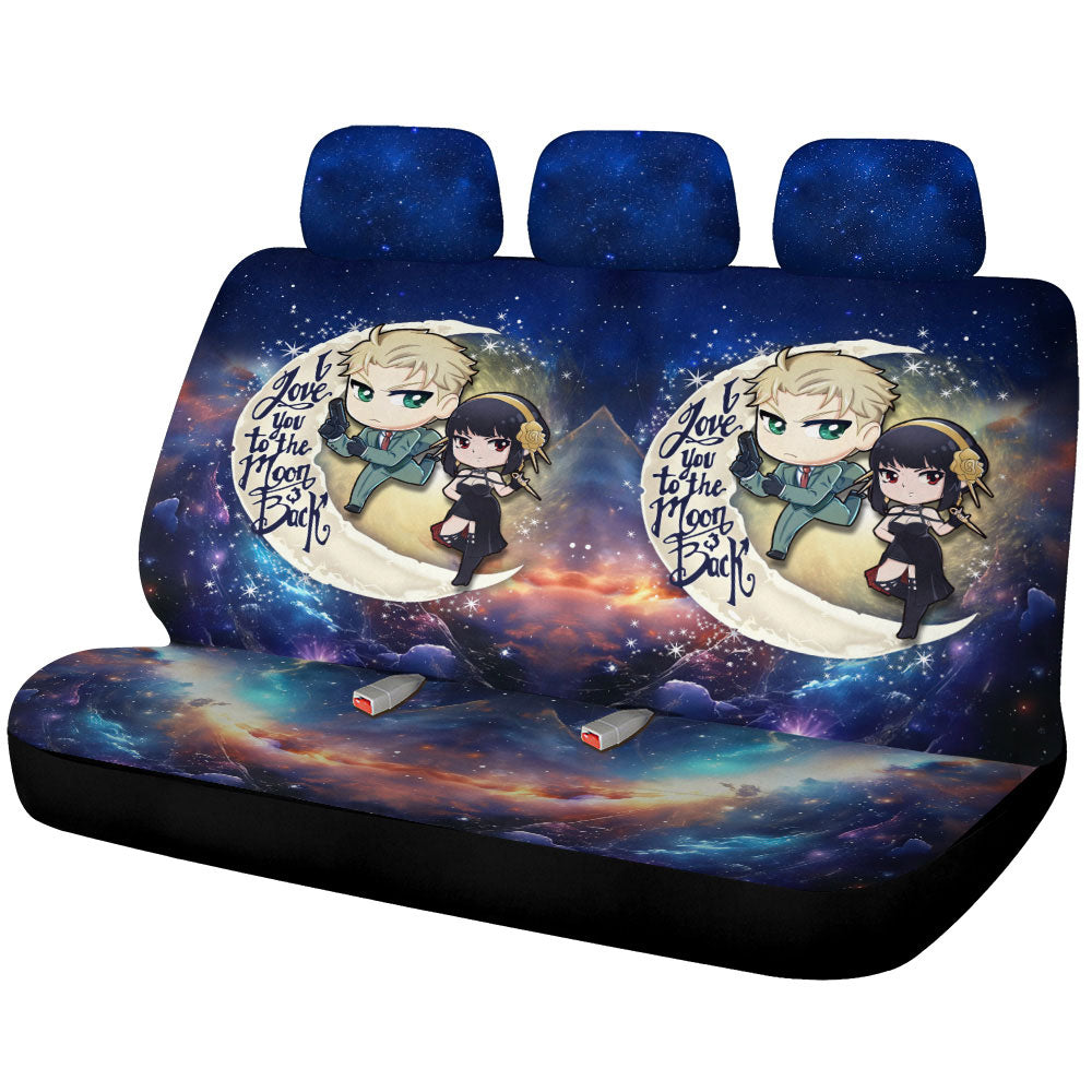 Yor And Loid Forger Car Back Seat Covers Custom Car Accessories - Gearcarcover - 1